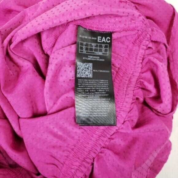 Guess Puffy Sleeve Off Shoulder Barbie Pink Pirate Top Ruffles Women's Sz Large - Picture 11 of 16